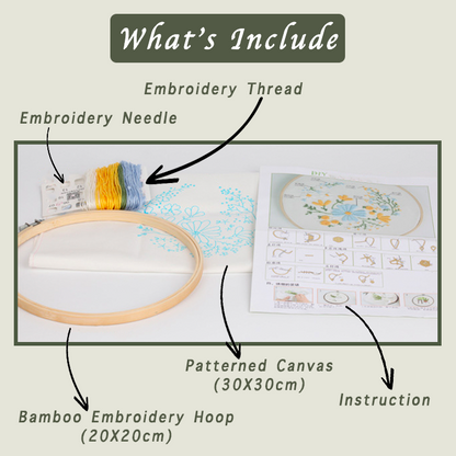 Floral Embroidery Starter Kit